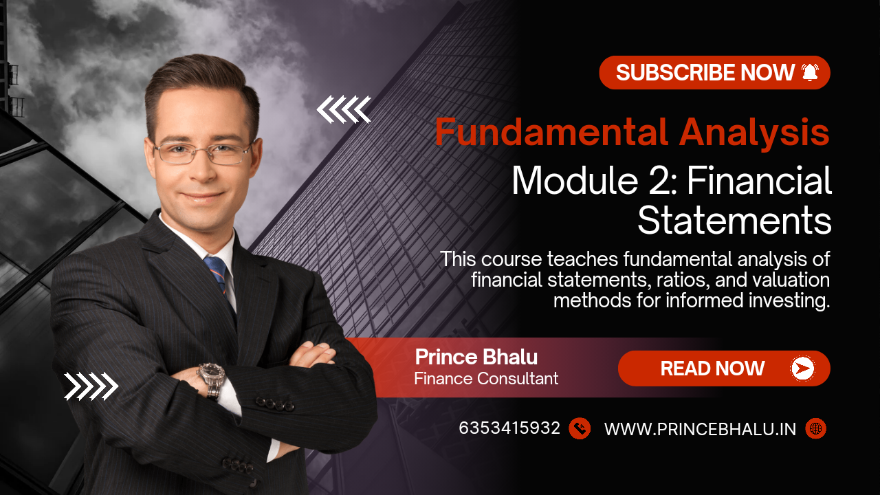 Module 2: Financial Statements